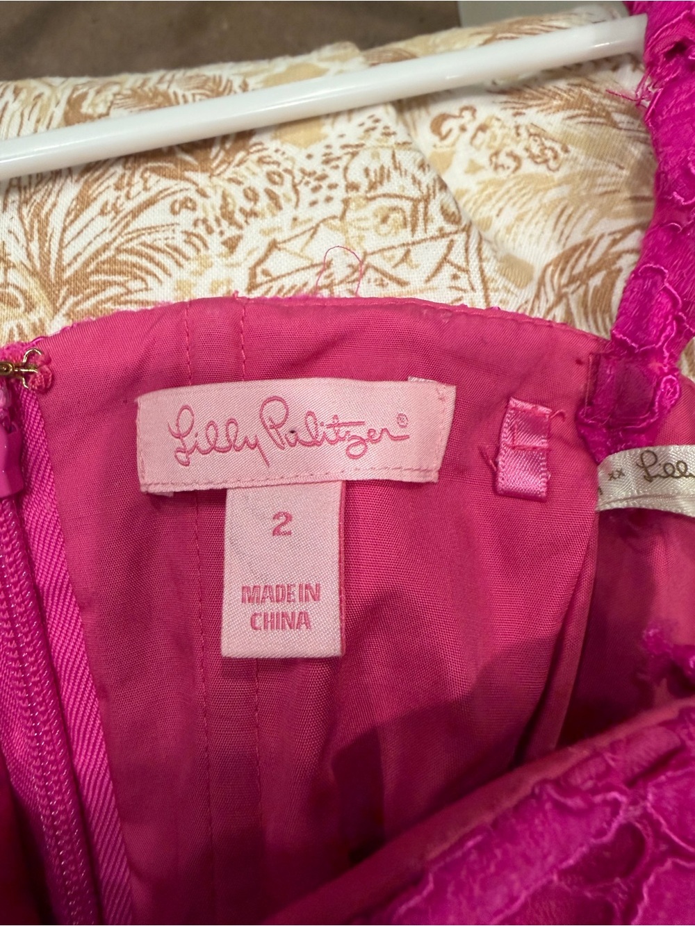 Lilly Pulitzer Hot Pink Textured Dress